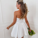 White Fedra Straps Dress