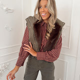Khaki Gabriella Bodywarmer