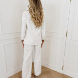 Ivory Golden Tweed Trouser