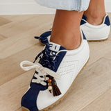 Blue White Fiene Sneakers