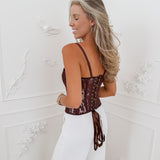 Brown Ursila Corset Top