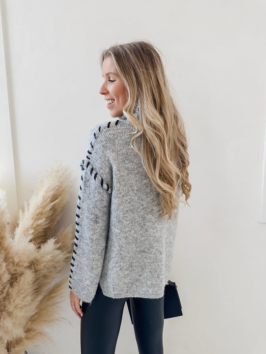 Grey Bella Sweater
