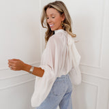 Cream Michaela Blouse