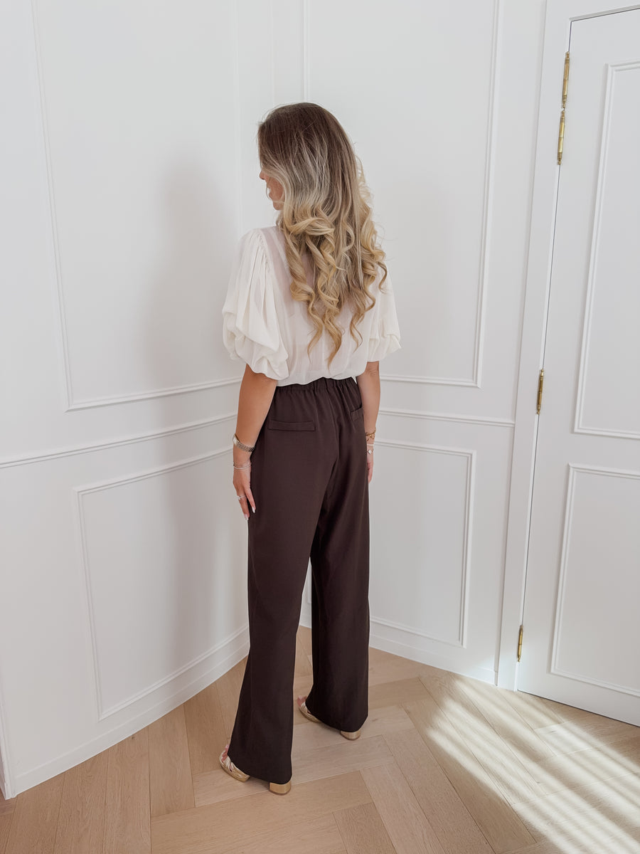 Dark Brown Josefien Trouser
