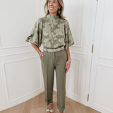 Kaki Fold Trouser