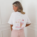 White Sweet Club Ice Cream T-Shirt