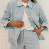 Blue Christel Jeans Short