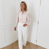 Powder Pink Estee Blouse LONG SLEEVE