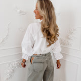 Green Washed Off Maeve Cut Out Star Jeans