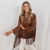 Brown Suede Lindy Jacket