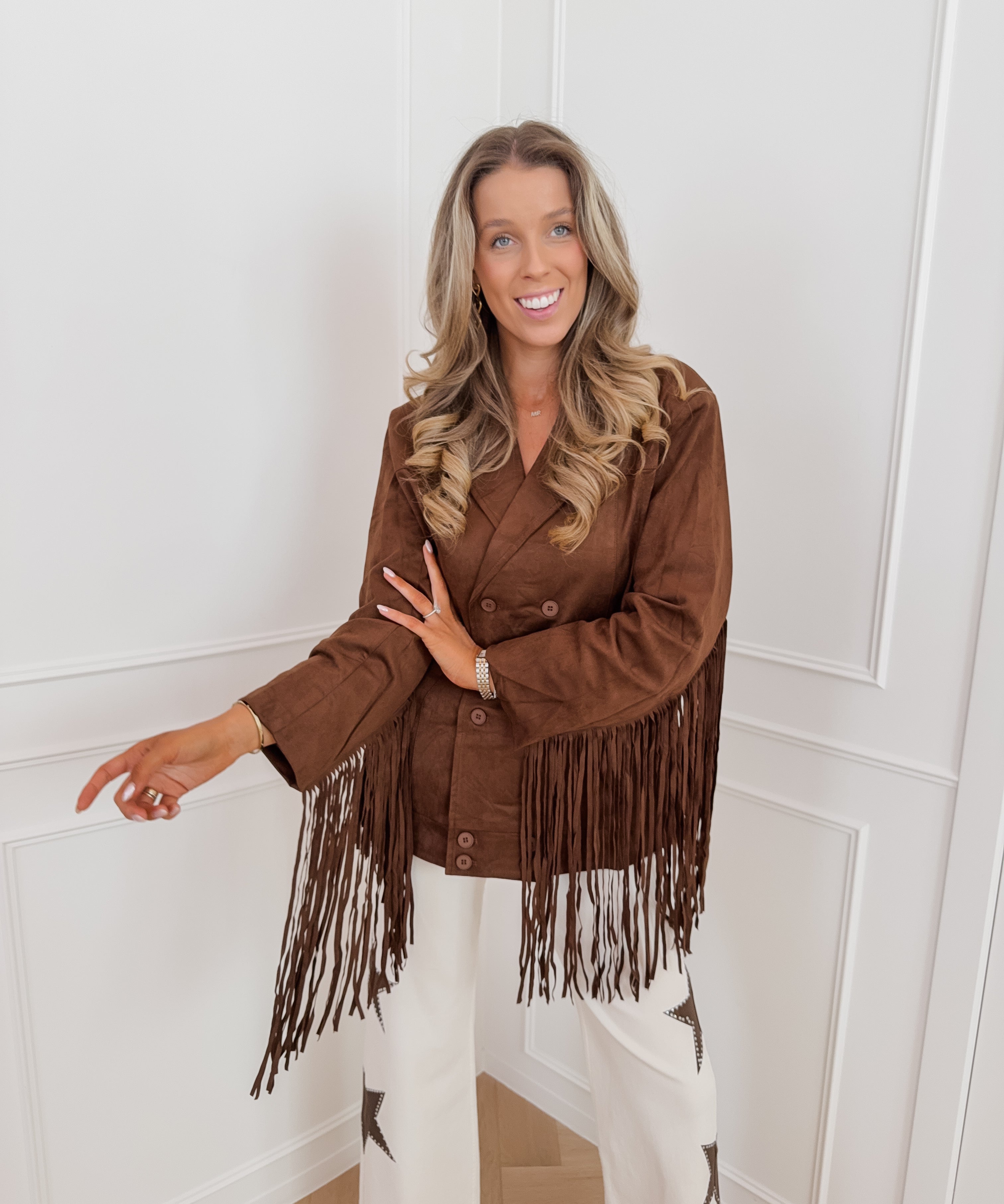Brown Suede Lindy Jacket