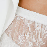 White Melissa Lace Skirt