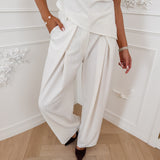 Ecru Striped Ellanoor Trouser