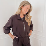 Dark Brown Avery Jacket