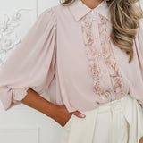 Old Pink Rose Engelina Blouse