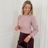 Old Pink Lilly Sweater