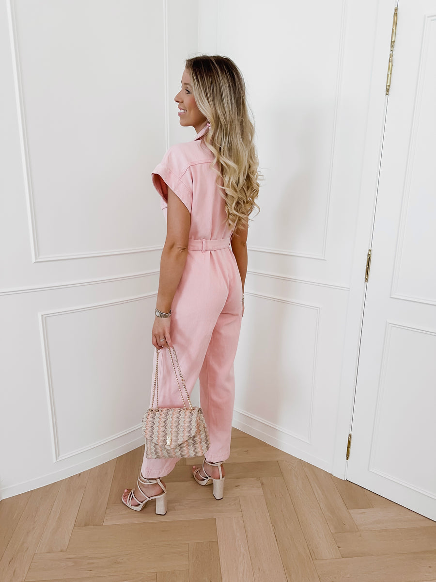 Pink Jeans Fé Jumpsuit