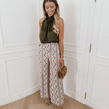 Printed Roses Trouser
