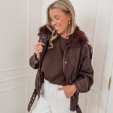 Dark Brown Farah Jacket