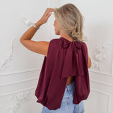 Bordeau Open Back Leah Top