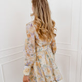 Yellow Eliette Golden Pearl Floral Ensemble