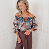 Multicolor Juna Bandeau Blouse