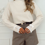 Ecru Lace Mouna Sweater