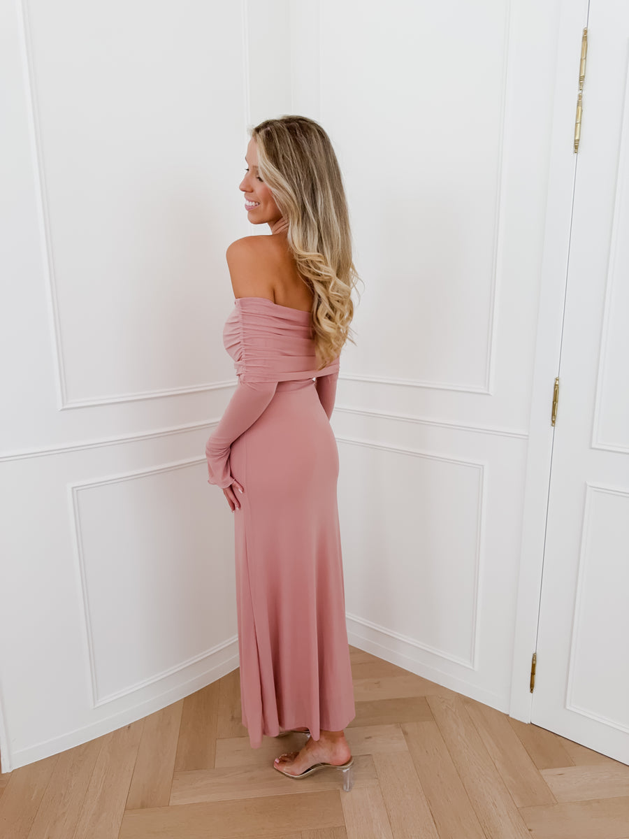 Old Pink Pia Long Dress