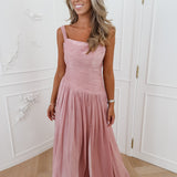 Pink Long Franka Dress