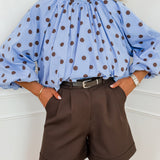 Brown Lottie Belt Short