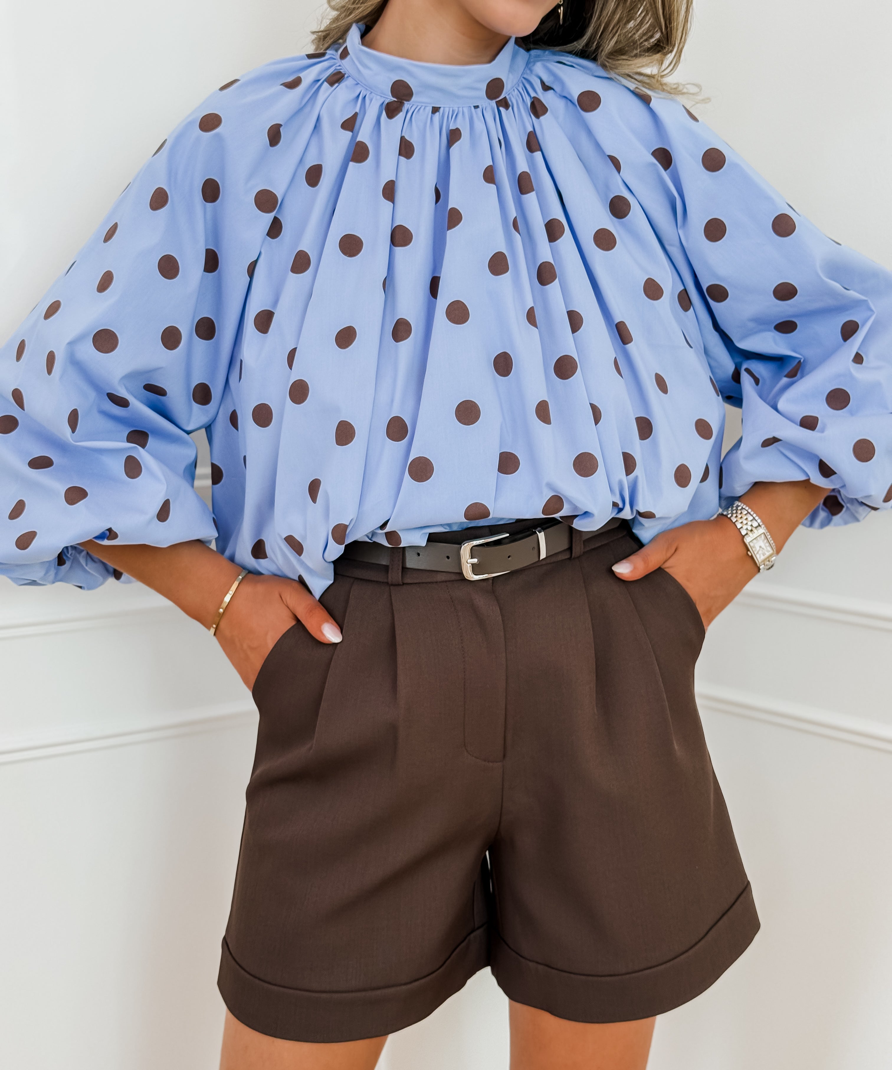 Brown Lottie Belt Short