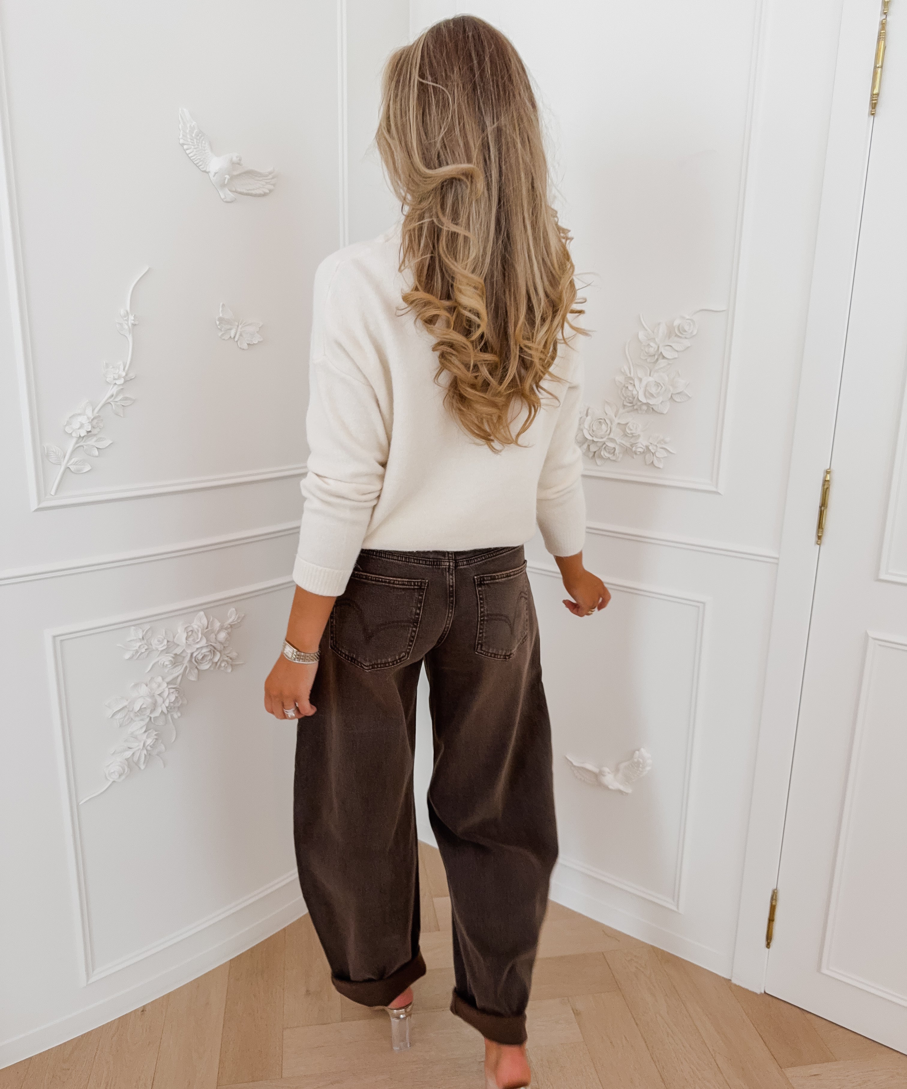 Brown Balloon Qwinty Jeans