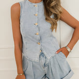 Blue Fenya Jeans Ensemble