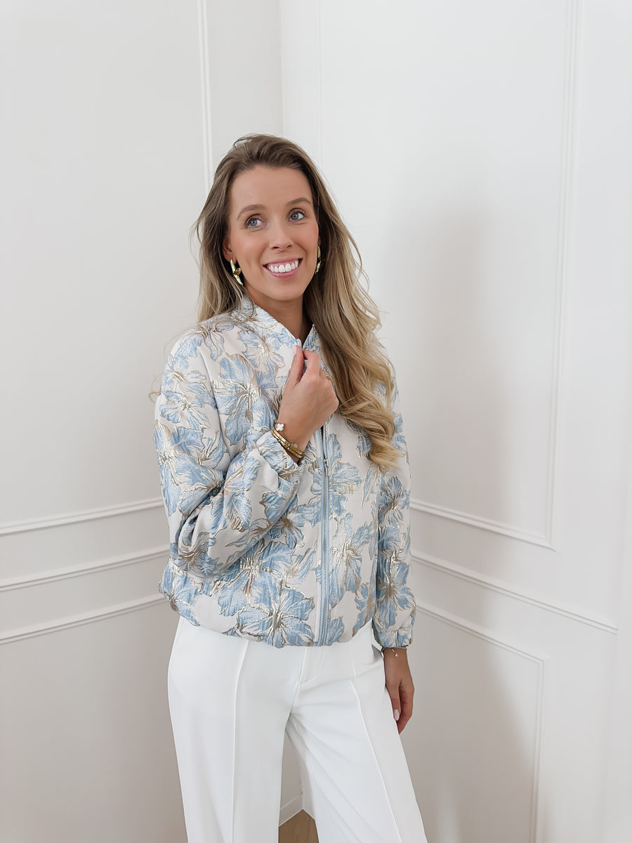 Blue Golden Detail Giselle JACKET