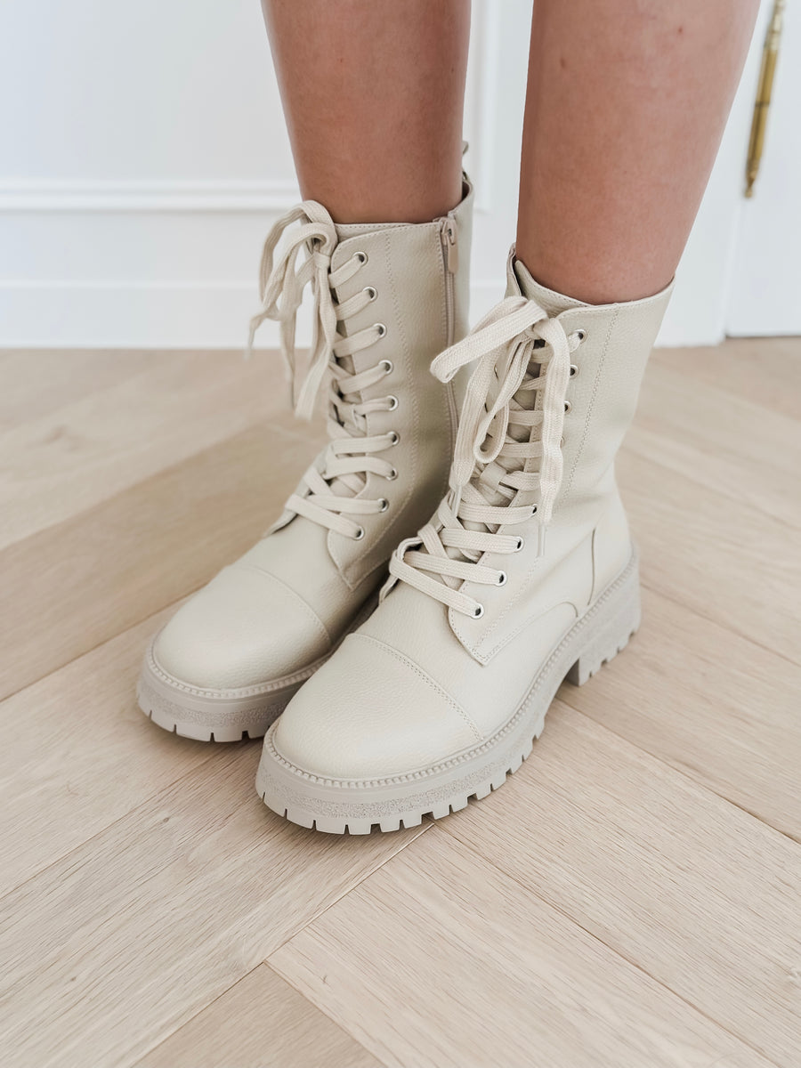 Beige Febe Boots