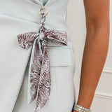 BLUE Bow Detail Dress
