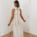 Champagne Cotton Alyssa Dress