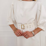 Crème Lotte Belt Dress