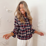 Bordeaux Tweed Janine Jacket