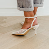 Cream Jessica Heels