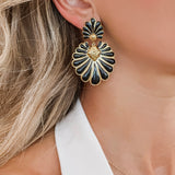 Black Tinted Earrings