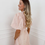 Powder Pink Diamond Dress