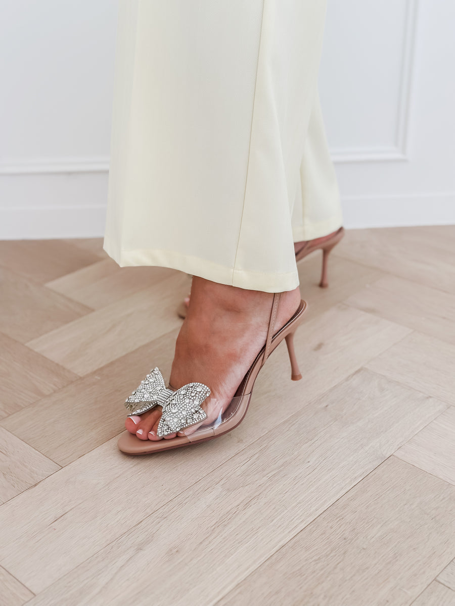 Diamond Bow Gala Heels