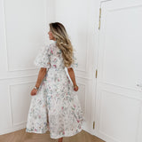 Off White Diamond Flower Dress
