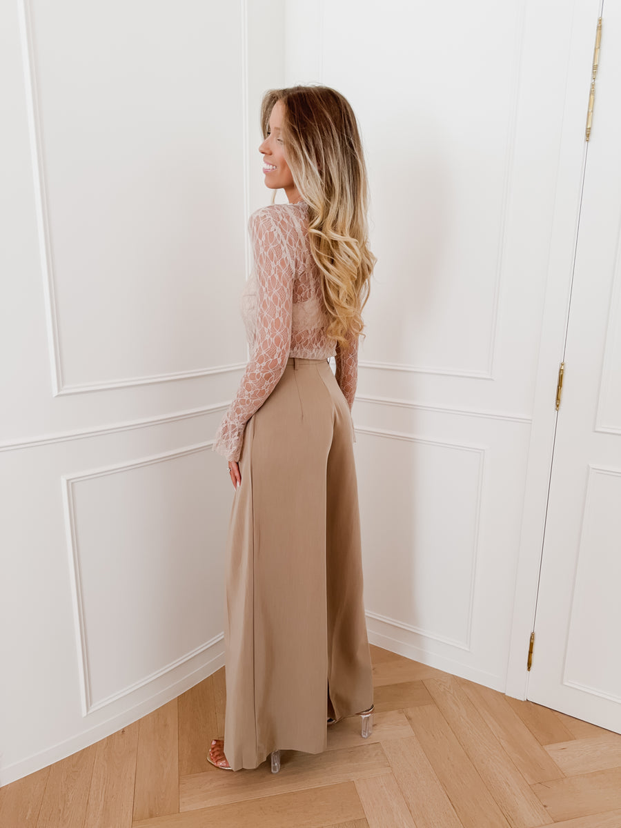 Taupe Judith Trouser