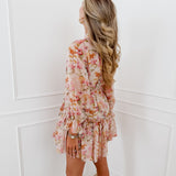 Nude Multicolor Lucianne Floral Dress