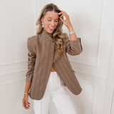 Coffee Brown Angelina Blazer
