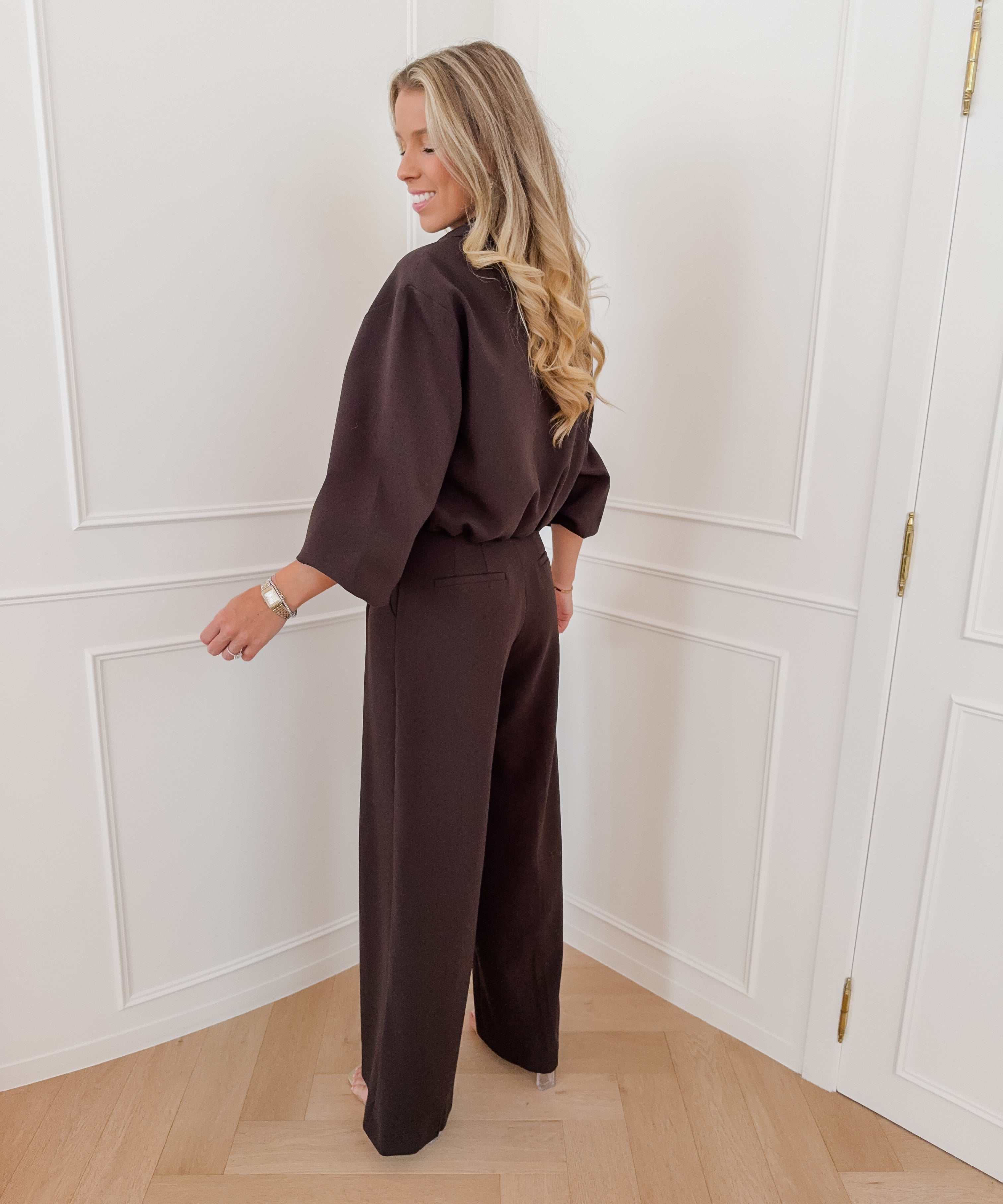 Dark Brown Avery Trouser