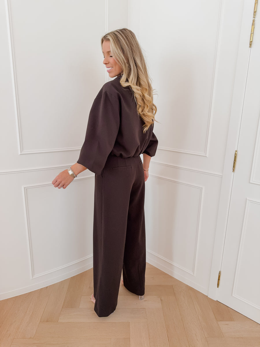 Dark Brown Avery Trouser