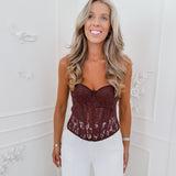 Brown Ursila Corset Top